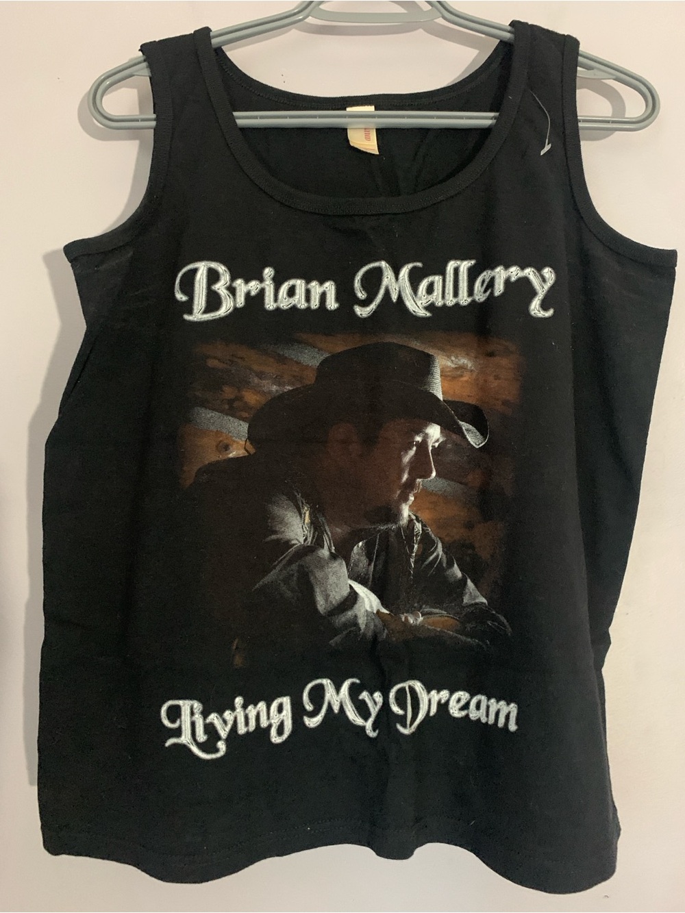 Brian Mallery Black Tank Top Size Medium Band Shirt